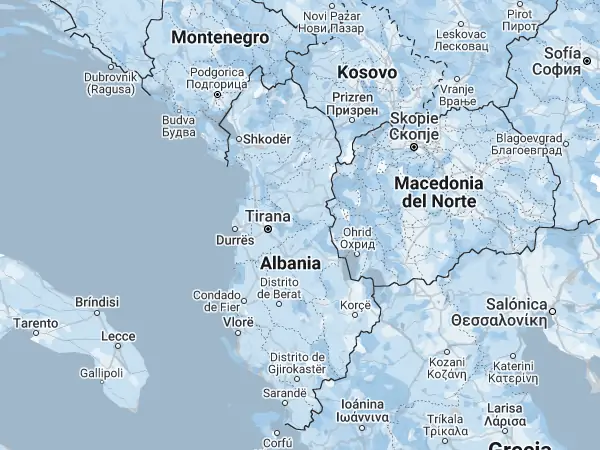 Mapa: Albania