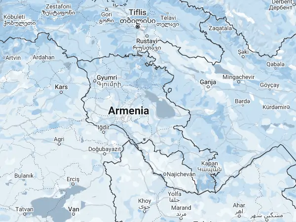 Mapa: Armenia
