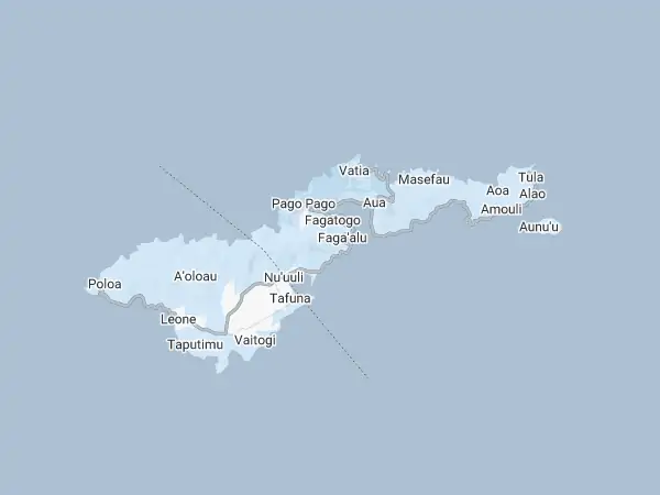 Mapa: Samoa Americana