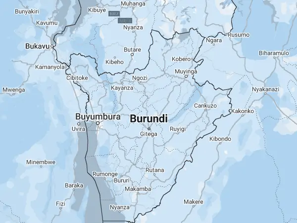 Mapa: Burundi Mapa: Burundi