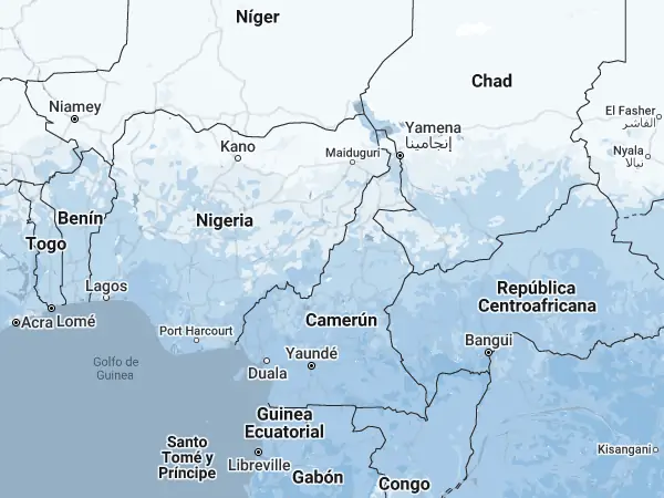 Mapa: Camerún Mapa: Camerún