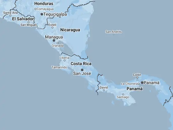 Mapa: Costa Rica