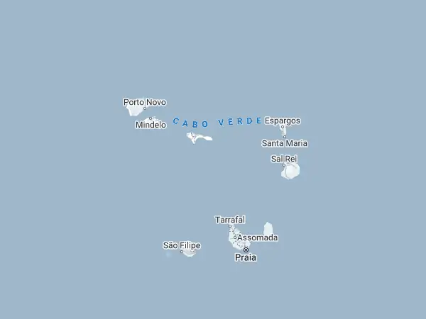 Mapa: Cabo Verde Mapa: Cabo Verde