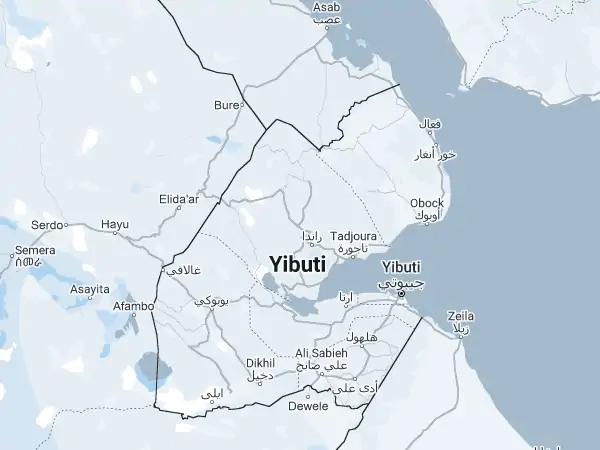 Mapa: Yibuti Mapa: Yibuti