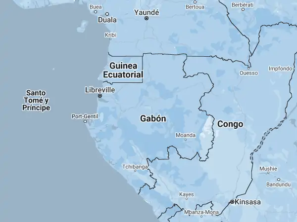 Mapa: Gabón Mapa: Gabón