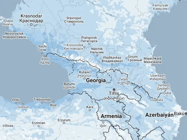Mapa: Georgia