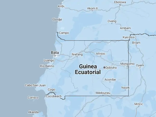 Mapa: Guinea Ecuatorial Mapa: Guinea Ecuatorial