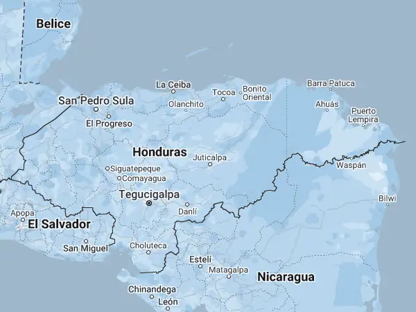 Mapa: Honduras