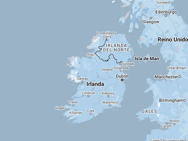 Mapa: Irlanda