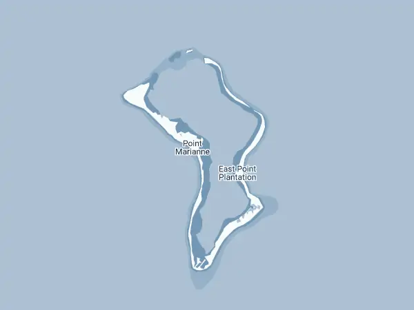 Mapa: Territorio Británico del Océano Índico