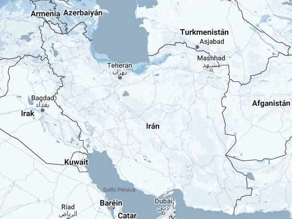 Mapa: Irán