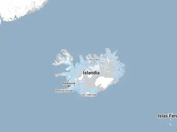 Mapa: Islandia
