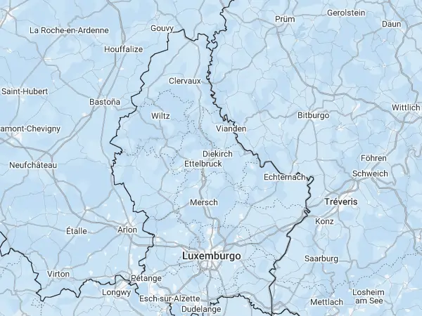 Mapa: Luxemburgo