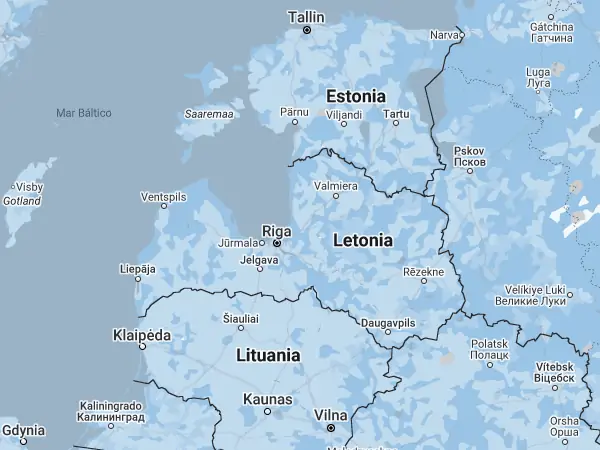 Mapa: Letonia