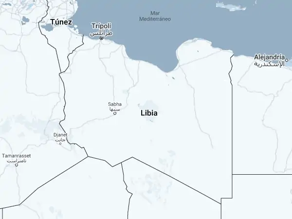 Mapa: Libia Mapa: Libia