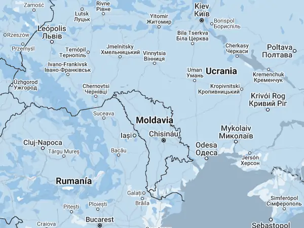 Mapa: Moldavia