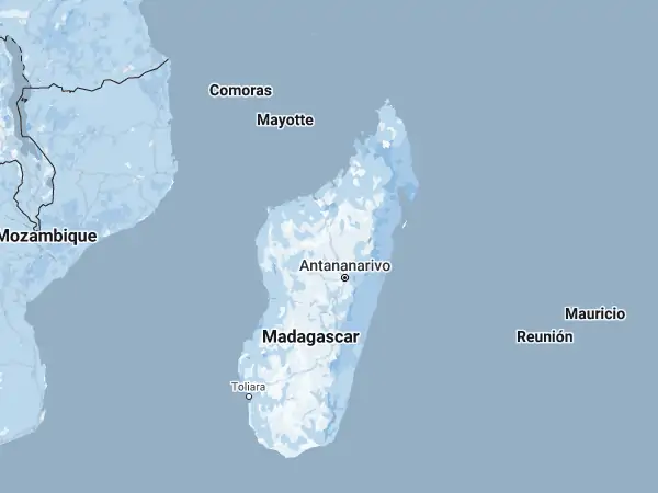 Mapa: Madagascar Mapa: Madagascar