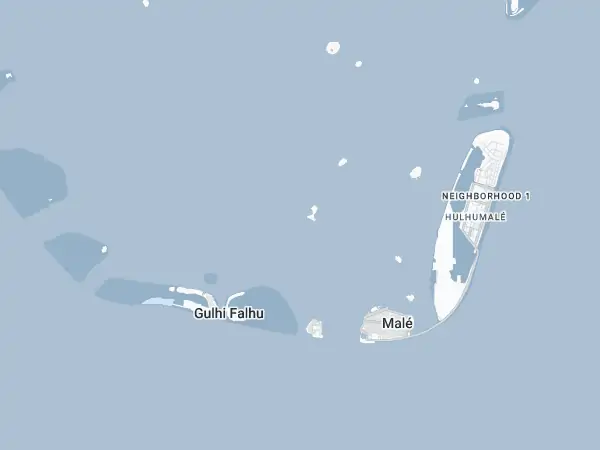 Mapa: Maldivas