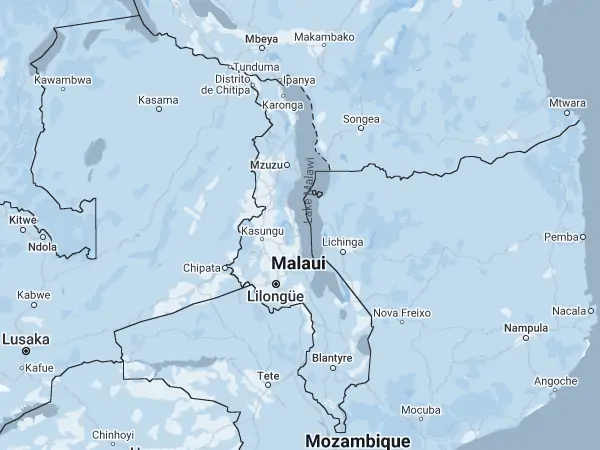 Mapa: Malaui Mapa: Malaui