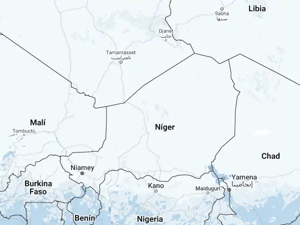 Mapa: Níger Mapa: Níger