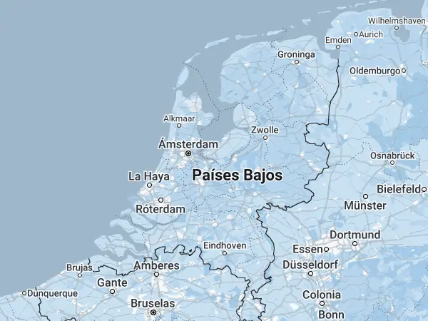 Mapa: Países Bajos