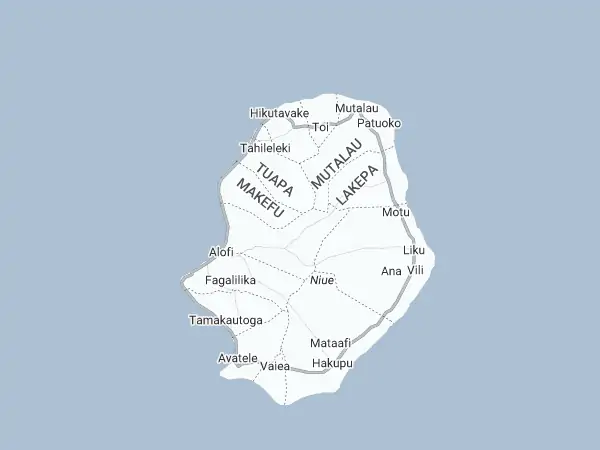 Mapa: Niue
