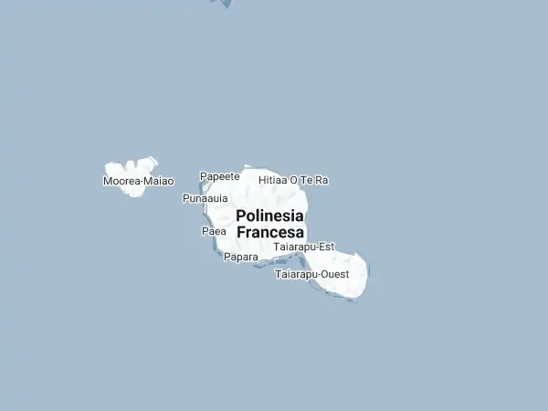 Mapa: Polinesia Francesa