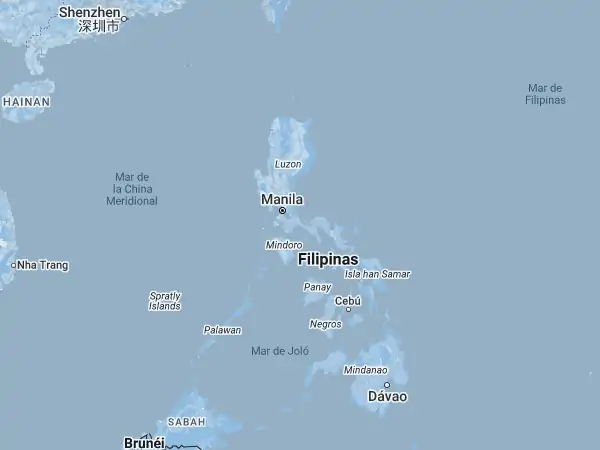 Mapa: Filipinas