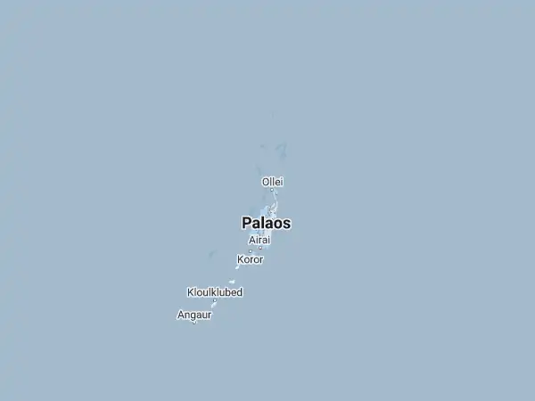 Mapa: Palaos