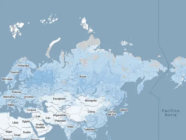 Mapa: Rusia