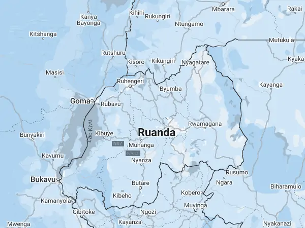 Mapa: Ruanda Mapa: Ruanda