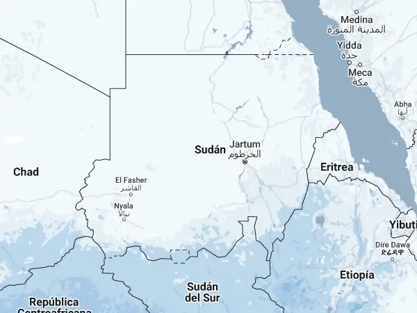 Mapa: Sudán Mapa: Sudán