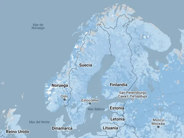Mapa: Suecia