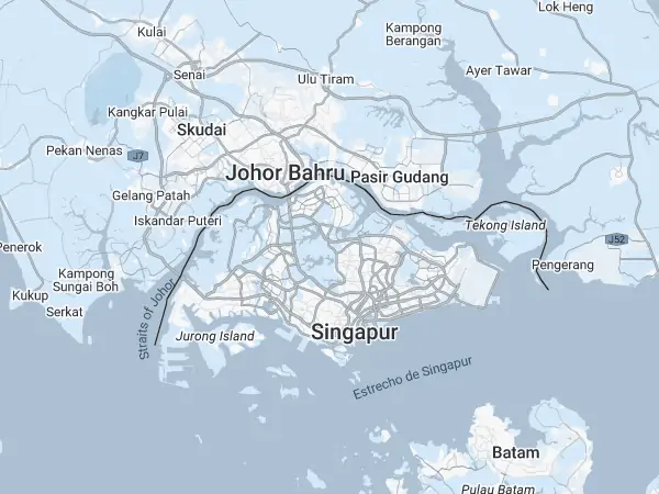 Mapa: Singapur