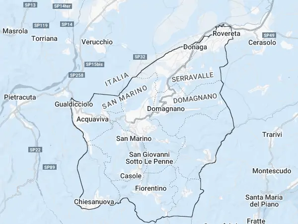 Mapa: San Marino