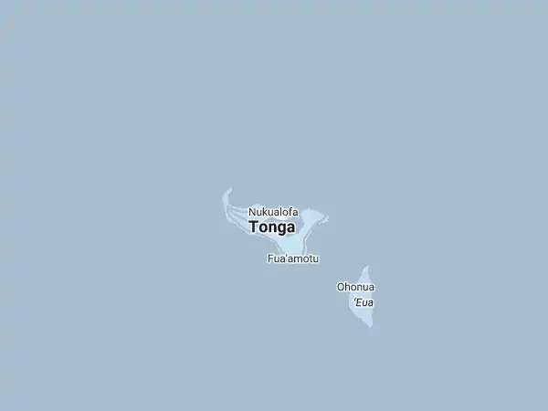 Mapa: Tonga