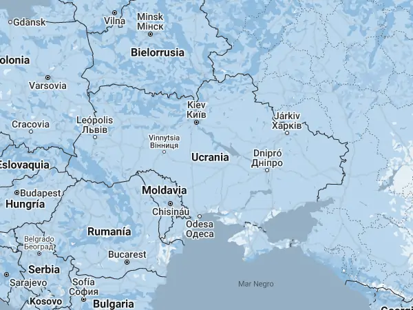 Mapa: Ucrania