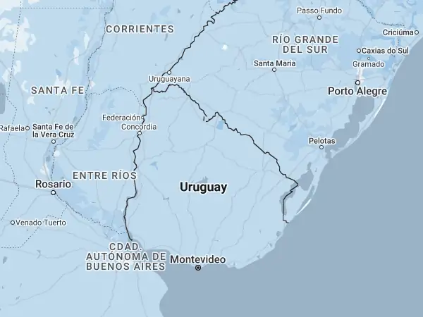 Mapa: Uruguay