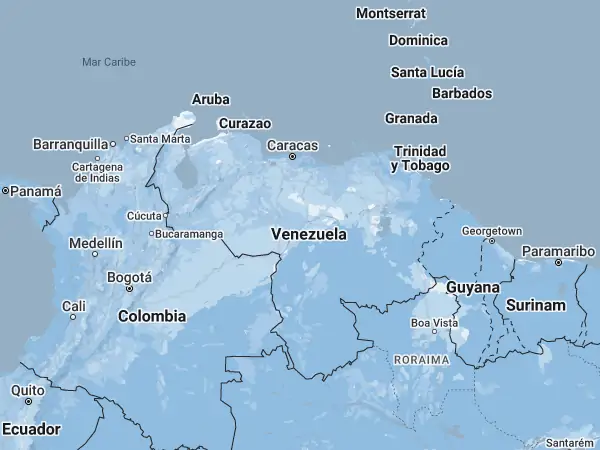Mapa: Venezuela