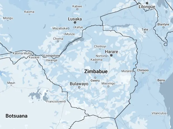 Mapa: Zimbabue Mapa: Zimbabue