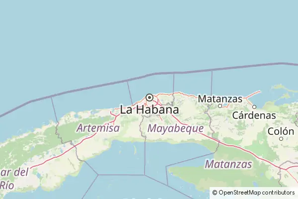 Mapa La Habana