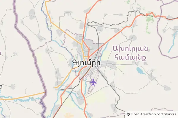 Mapa Gyumri