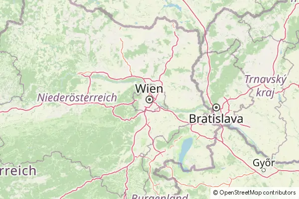 Mapa Viena