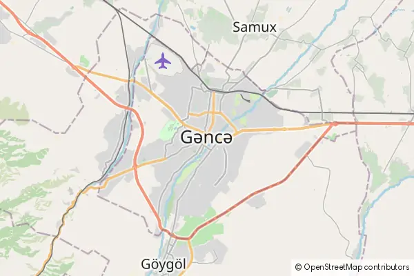 Mapa Gandja