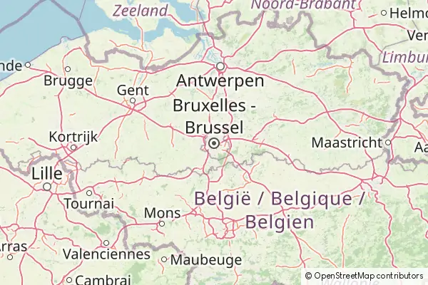 Mapa Bruselas