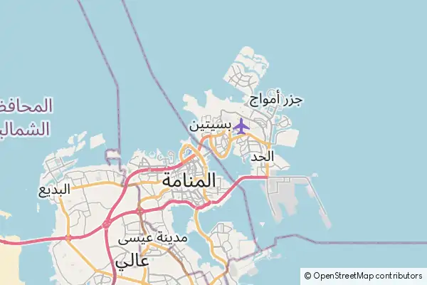 Mapa Al Muharraq