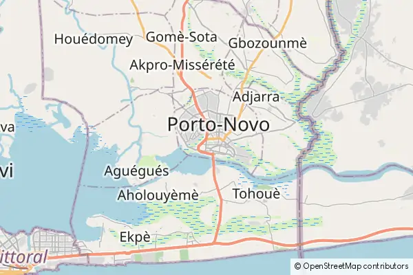 Mapa Porto Novo