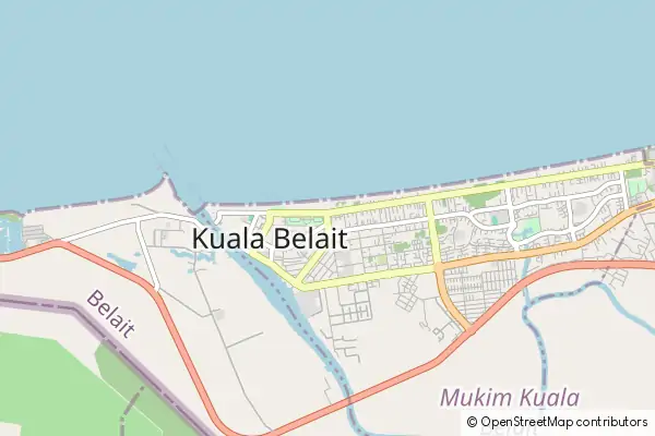 Mapa Kuala Belait