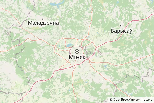 Mapa Minsk