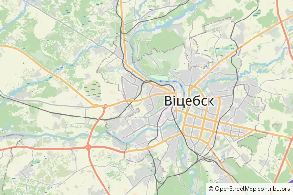 Mapa Vítebsk
